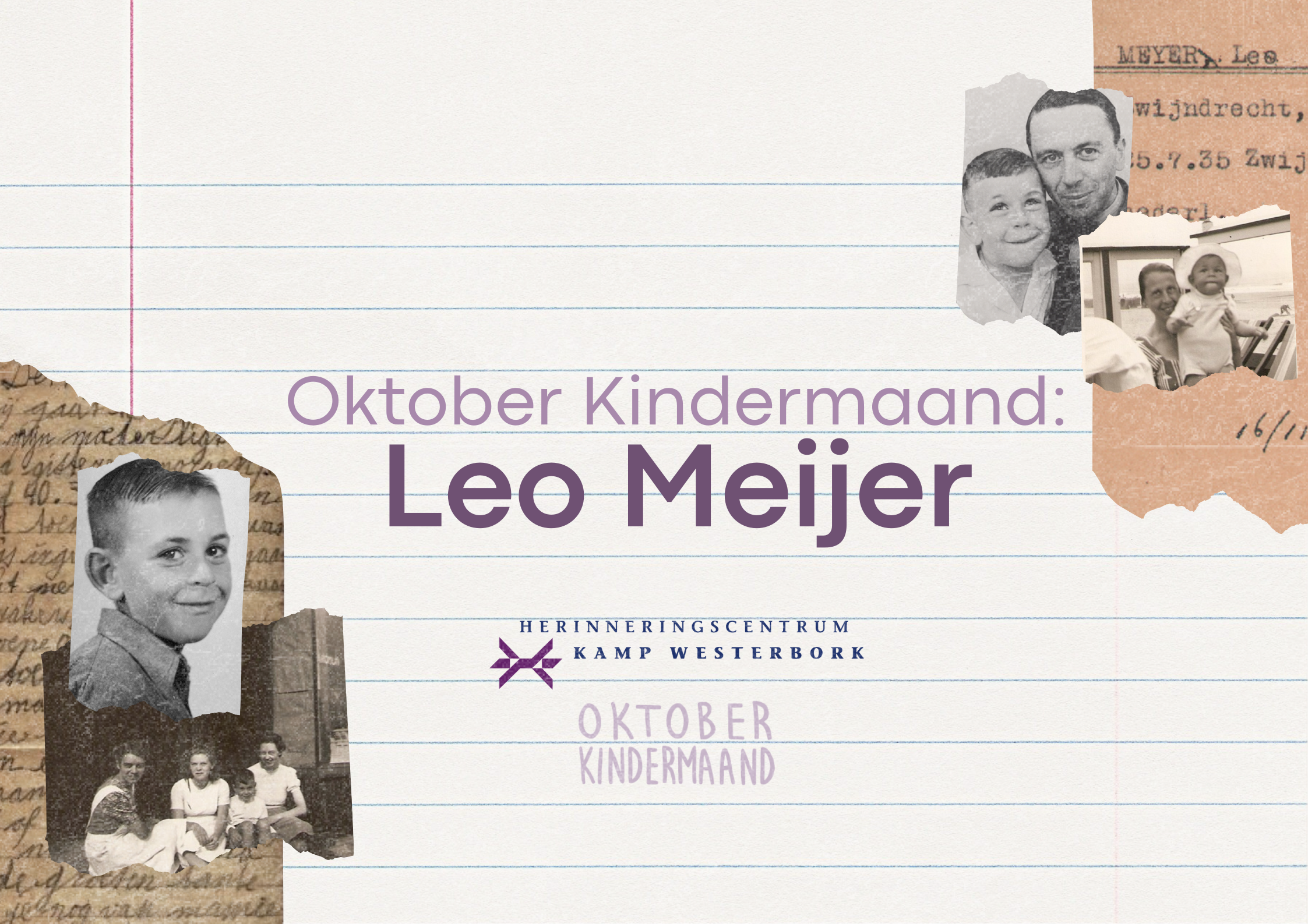 Oktober Kindermaand staat bij het Herinneringscentrum in het teken van Leo